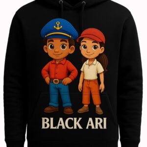 Black Ari "Youthful Explorers" Graphic Hoodie